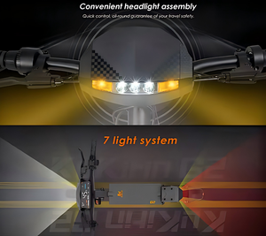 Scooter KuKirin 29nm de 15Ah para Adultos, Plegable, con Neumáticos Impermeables, para Montaña, J15/AP20, Disponible en Almacenes de la UE y el Reino Unido - Product Image 4