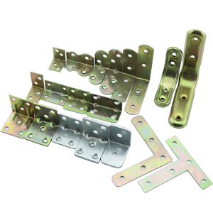 <span class=keywords><strong>Connecteur</strong></span> d'angle triangulaire en fer à 90 degrés pour planches de bois, en tôle de fer - Product Image 1