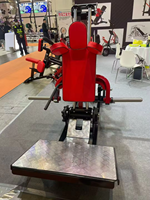 Équipement de fitness commercial direct usine : Machine Super Hack Squat pour l'entraînement des hanches en salle de sport