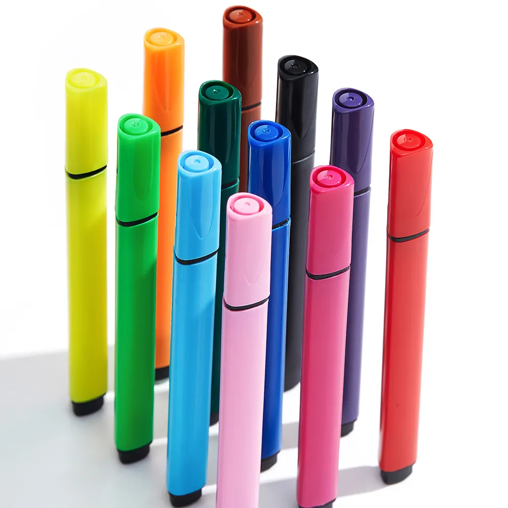 Washable water color brush 12 18 24 36 48 colors painting brush watercolor pen children's non-toxic art special marker pen set