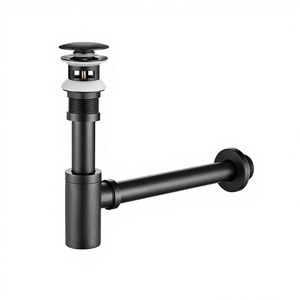 En gros, <span class=keywords><strong>Siphon</strong></span> de vidage pop-up en laiton poli 4 pouces, Ensemble de vidage moderne anti-corrosion pour lavabo et baignoire de cuisine - Product Image 1