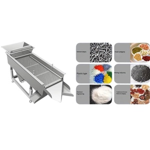 Dual-Sieve Linear Screening Machine Multi-Layer Outlet Vibrating <strong>Sorting</strong> Device Coffee Grading Machine Grain Cleaning Grading - Product Image 2