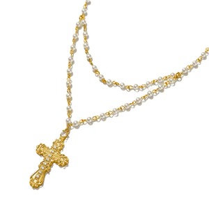 Ensemble de colliers en perles coquillages croisés personnalisés de <span class=keywords><strong>style</strong></span> <span class=keywords><strong>gothique</strong></span> pour femmes, accessoires de bijoux en cuivre - Product Image 4