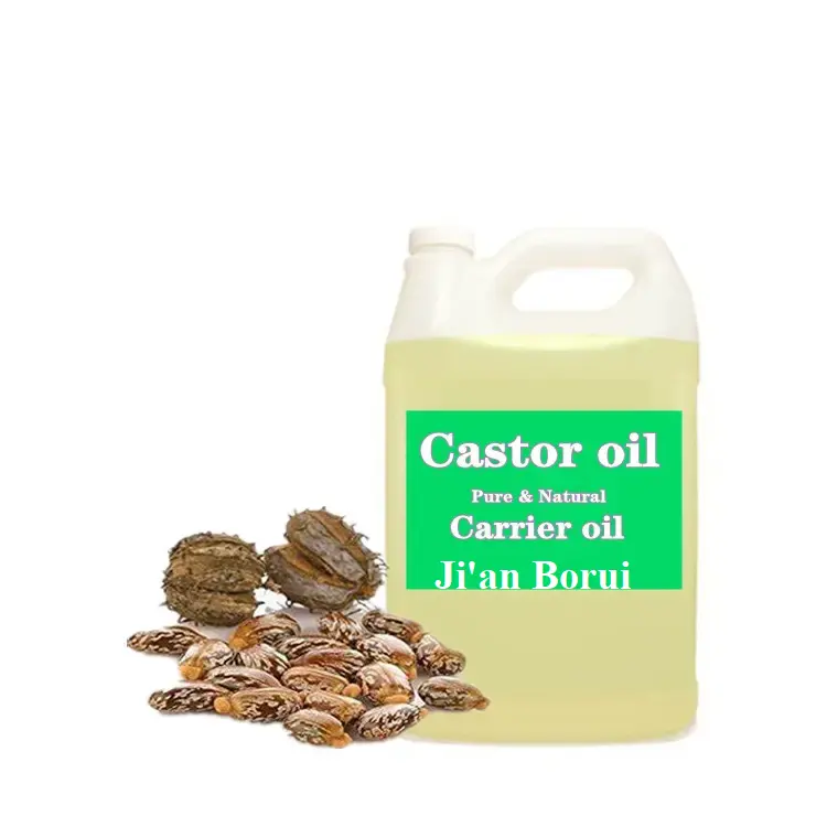 Wholesale Bulk 1kg Price Refined Natural Cold Pressed Carrier Organic Castor Seed Oil for Hair Growth