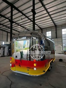 Hot Dog & Hamburger Mobile Food Cart Trailer Nouveau Modèle Fast Food Snack Food Acier Inoxydable 5.5m - Product Image 4