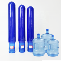 Préforme PET écologique en promotion pour bouteilles d'eau de 5 gallons avec goulot de 55 mm et plastique haute transparence