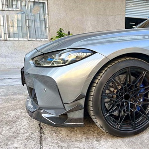 Ailerons latéraux de pare-chocs avant en fibre de carbone sèche préimprégnée style Premium <span class=keywords><strong>VS</strong></span> pour BMW G80 M3 G82 M4 2021+ - Product Image 4