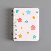 Vente en gros Fleur Série A7 Mini-Portable Carnets B5 Étudiant Papeterie avec PP Couverture Spirale Lié HONGEN NB-01 pour Cadeaux