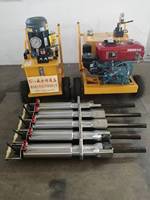 Fendeuse de roche hydraulique à moteur AC, machine à fendre la pierre 500T, diamètre de perçage 42mm pour l'exploitation minière