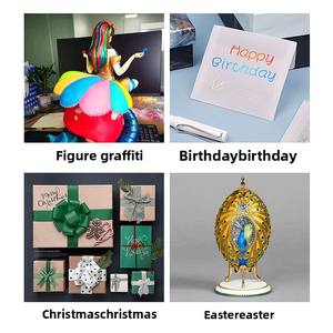 Marqueur plastique métallique super or <span class=keywords><strong>Guangna</strong></span> 1003 pour carte noire, peinture photo, surlignage, album DIY, graffiti et artisanat - Product Image 4