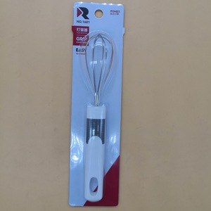 Batteur à œufs Rimei en acier inoxydable, outil manuel pour mélanger la crème, pour la pâtisserie et la cuisine - Product Image 1