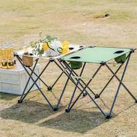 Table pliante d'extérieur chaises kits Portable fer Oxford pêche plage pique-nique pliant Camping table et chaise ensemble