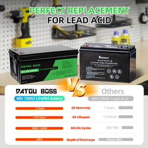 <span class=keywords><strong>Batterie</strong></span> LiFePO4 48 V <span class=keywords><strong>100</strong></span> <span class=keywords><strong>Ah</strong></span> avec BMS 100A, livraison gratuite aux États-Unis, compatible en série/en parallèle, idéale pour les systèmes de <span class=keywords><strong>camping</strong></span>-<span class=keywords><strong>car</strong></span> et domestiques - Product Image 2
