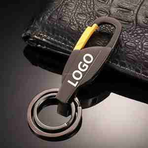 Custom Key Chain Promotion Laser Premium Metal Aluminum Alloy with Custom Logo <b>Keychain</b> - Product Image 2