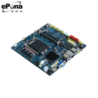 Motherboard Intel H61 Mini ITX untuk I3, I5, I7 untuk POS, ATM, Kios, Digital Signage dan PC Ruang Tamu ITX-EM61X11C