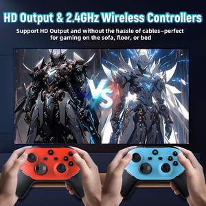 SJGAM M66 รีโทรมินิเกมสติ๊ก รองรับการเชื่อมต่อทีวี 4K พร้อมอีมูเลเตอร์มากกว่า 30 ตัว คอนโซลวิดีโอเกมสติ๊ก พร้อมคอนโทรลเลอร์ไร้สาย 2.4G - Product Image 4