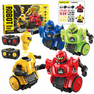<span class=keywords><strong>Robot</strong></span> <span class=keywords><strong>de</strong></span> Batalla <span class=keywords><strong>de</strong></span> <span class=keywords><strong>Control</strong></span> <span class=keywords><strong>Remoto</strong></span> 4WD <span class=keywords><strong>de</strong></span> 2.4GHz, Robots Rc <span class=keywords><strong>de</strong></span> Ensamblaje DIY con Sonidos, Juguete STEAM, Juego <span class=keywords><strong>de</strong></span> Interacción para Dos Personas - Product Image 5