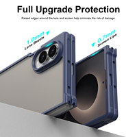 Casing PC Keras Matt untuk Galaxy Z Fold 8, Penutup Belakang TPU untuk Galaxy Z Fold 8 Ultra 7 Anti Menguning LM002