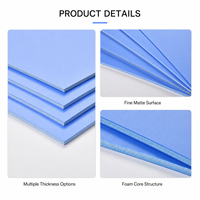 Feuille de mousse PP 0,5 mm 0,8 mm 1 mm 2 mm, panneau en polypropylène pour emballage de papeterie, matériau sans acide et sûr pour l'archivage