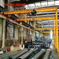 Grue semi-portique européenne à fréquence variable de haute technologie pour levage en intérieur, fonctionnement stable