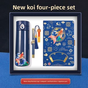 商务礼品套装保温杯笔记本镀金特别版银行保险公司在活动纪念品中使用 - Product Image 3