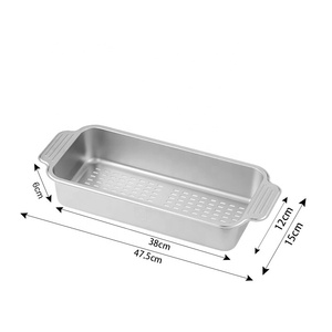 Panier <span class=keywords><strong>pliable</strong></span> en acier inoxydable pour le lavage des légumes et passoires au-dessus de l'évier - Product Image 5