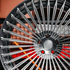 Jantes forgées multi-rayons de luxe 20 21 22 pouces entièrement polies en alliage, compatibles <span class=keywords><strong>avec</strong></span> les modèles C00-R, Maybach, Bentley, Range Rover Vogue - Product Image 4
