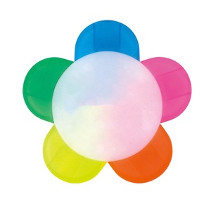 Bán Buôn Biểu Tượng Tùy Chỉnh <span class=keywords><strong>5</strong></span> Trong <span class=keywords><strong>1</strong></span> Đầy Màu Sắc Đánh Dấu Sáng Tạo Hoa Hình <span class=keywords><strong>Highlighter</strong></span> - Product Image 1