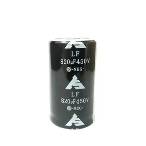 Condensateur électromagnétique en aluminium 35x60mm, 450V 820uF 2000H, 85 degrés, Type Standard 20%