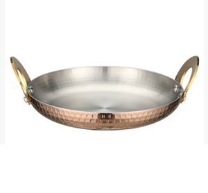 DFP03 Sartén Redonda de Metal Forjado Personalizada con Asa, Diseño Clásico, Utensilios de Cocina, Sartén para Servir - Product Image 6