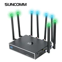 USA Penjualan Laris 5G Cpe WIFI 6 Router dengan Slot Kartu SIM Antena Eksternal Suncom O2 Mesh Rumah Perusahaan Routeur Modem 5G