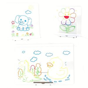 Pizarra de Dibujo LED para Niños, Placa de Escritura Acrílica Borrable, Juguete Educativo para Niños, Manualidades - Product Image 5