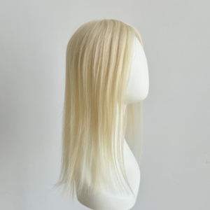 Pelucas de Cabello Natural para Mujer, Mono 5.5*6.5, para Cabello Fino, Color Natural, 130% de Densidad # 613 - Product Image 3