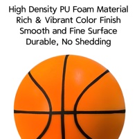 Ballon de basketball silencieux personnalisé avec logo OEM, taille 3 (22 pouces), mousse haute densité, rebond doux, faible bruit, entraînement en salle, ballon anti-stress