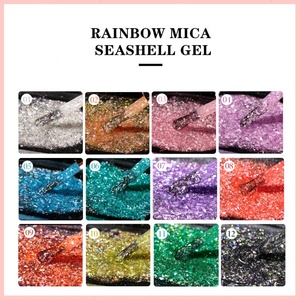 JTING Nouvelle Arrivée Populaire – Kit de Vernis Gel Mica Coquillage 12 Couleurs – Sans Cruauté Animale, Haute Pigmentation, Paillettes Scintillantes – OEM ODM - Product Image 4