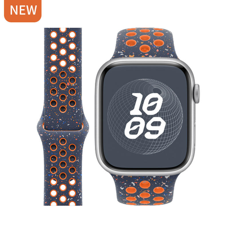 Colorido punto llama azul