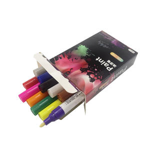 Stylos de peinture graffiti à séchage rapide à base d'huile, 12 couleurs assorties, permanents, pour plastique – Vente chaude - Product Image 4