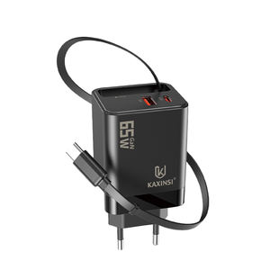 Los productos que se venden mejor 65W Smart Super Fast Charger Protocol Rugged Durable Ranura de almacenamiento para ahorrar espacio Control de temperatura inteligente - Product Image 1