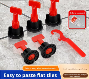 Clé de nivellement réutilisable pour carreaux de sol et de mur, outil auxiliaire pour <span class=keywords><strong>carreleur</strong></span> avec positionneur à clip, Zhejiang - Product Image 4