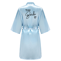 Peignoir de Mariage Personnalisé avec Nom et Date, Peignoir de Mariée en Faux Soie, Robe de Mariée, Robes de Mariée pour Femmes, Robe de Mariée pour Demoiselle d'Honneur, Robe de Mariage pour Femme, Robe de Soirée pour Enterrement de Vie de Jeune Fille