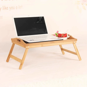 Plateau de service en bambou, couleur bois naturel, rectangulaire, avec poignées, pour la maison, la salle à manger et la cuisine - Product Image 2