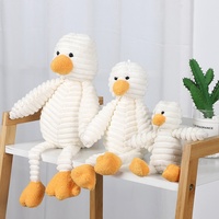 Peluche mignonne renard, grenouille, canard – Animaux de la jungle en peluche de dessin animé