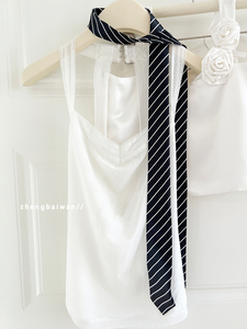 Hello Kitty Tie Belt Multifuncional Moda Tira larga Bufanda de seda Primavera/Verano Bufanda Estilo académico - Product Image 3