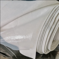 Композитная геотекстильная мембрана (HDPE/LDPE) для защиты от проникновения и разрывов, прочная, водонепроницаемая, для фундаментов прудов, водоемов и плотин, предотвращающая оседание грунта