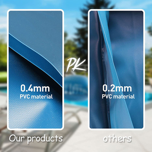 Ecológico Como Pedido Customizável Pvc 4 'X8' Travesseiros Air Pool Ice Gel <span class=keywords><strong>Pillow</strong></span> Pool <span class=keywords><strong>Covers</strong></span>
