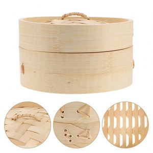 Anillo perforado de acero inoxidable para vaporera de bambú, para pan, de 3 niveles, con mango largo, para olla de vapor, con vaporizador de arroz tailandés - Product Image 1