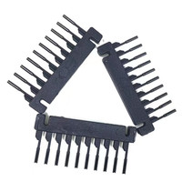 Extension de cheveux remy humains vierges de deuxième génération 6D, vente en gros