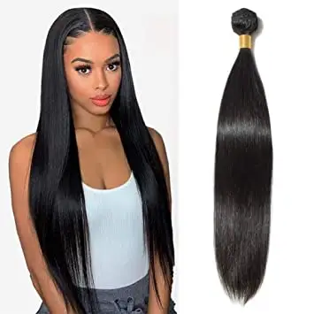 Straight hair bundles double weft single drawn hair weft wholesale price 100% unprocessed virgin Brazilian human hair material