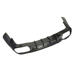 For CLS W257 C257 2017-2023 ED1 Style Carbon Fiber Rear Lip Rear Diffuser Bumper Lip - Product Image 5