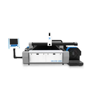 Full cover 6000W CNC fiber laser cutting machine for carbon/stainless/alu metal sheet cnc laser cutting machine